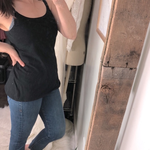 Gilligan O’Malley camisole black top size large - Picture 2 of 6